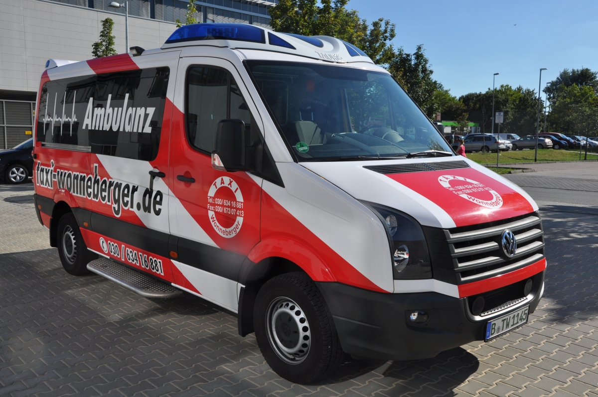 Krankentransportwagen Taxi Wonneberger